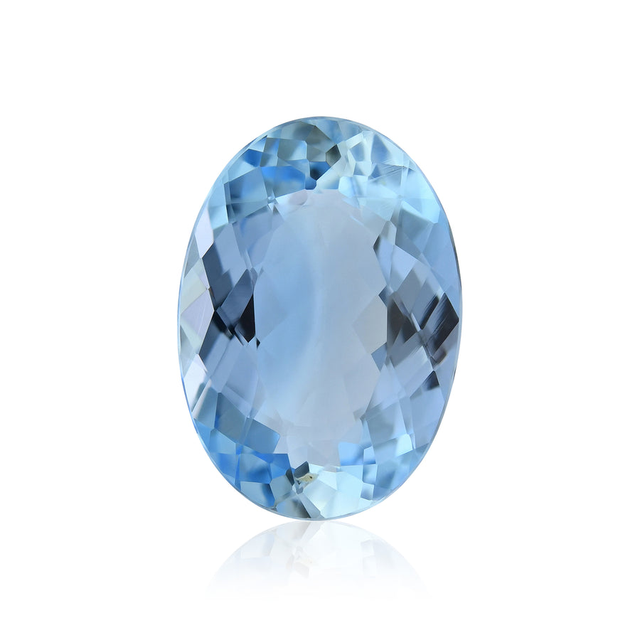 4.30 Carat Blue BRAZILLIAN Oval Aquamarine