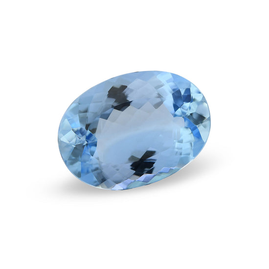 3.17 Carat Blue BRAZILLIAN Oval Aquamarine