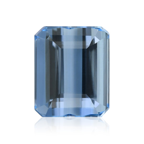 7.19 Karat Blauer BRASILIANISCHER Oktagon Aquamarin