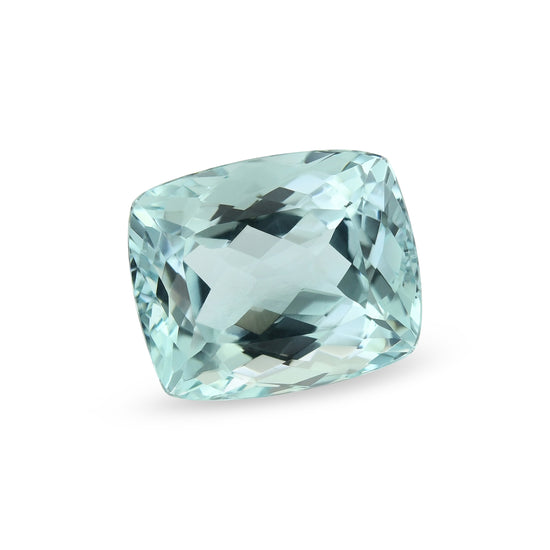 9.45 Carat Blue BRAZILLIAN Cushion Aquamarine