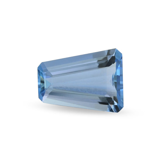 0.65 Carat  AFRICAN Baguette Aquamarine GFCO