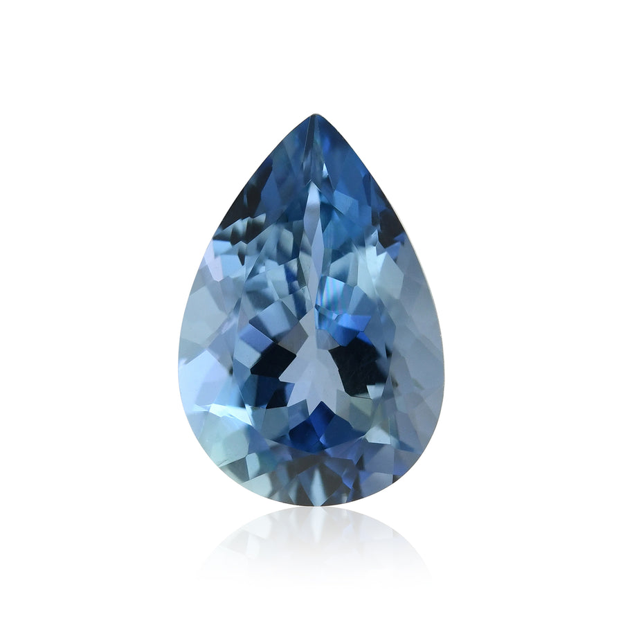 1.24 Carat Santa Maria AFRICAN Pear Aquamarine GFCO