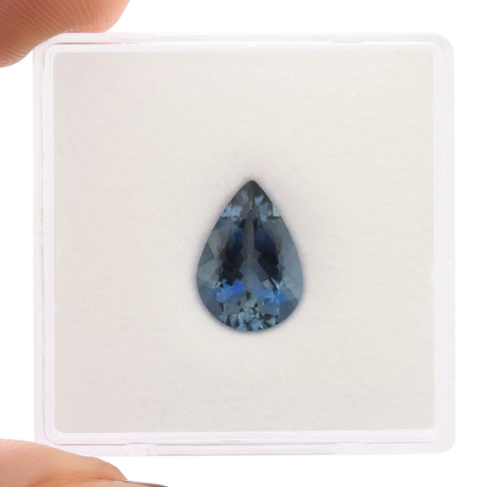 1.66 Carat  AFRICAN Pear Aquamarine GFCO