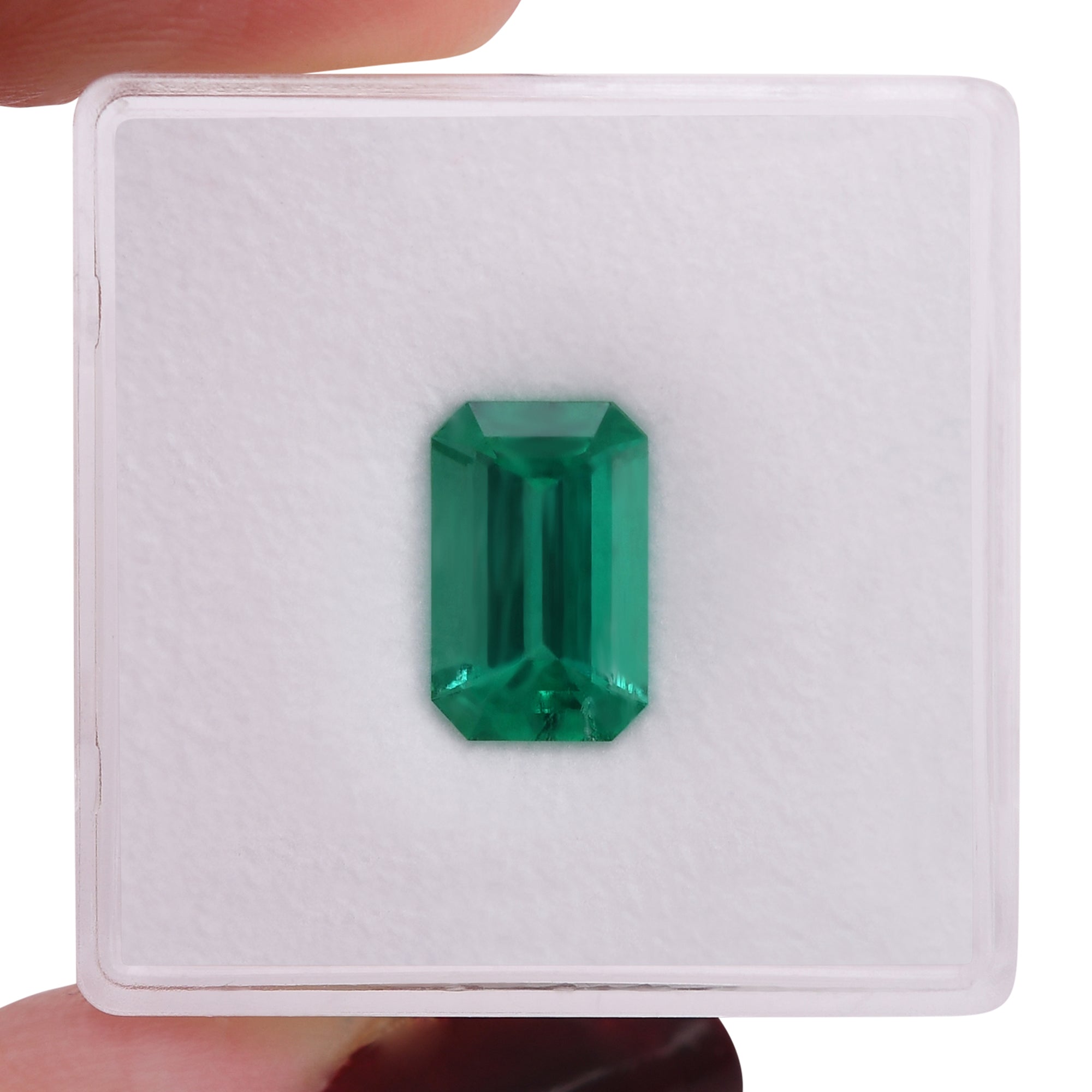 2.07 Carat Green COLOMBIAN Emerald Emerald CD and Muzo | LEIBISH