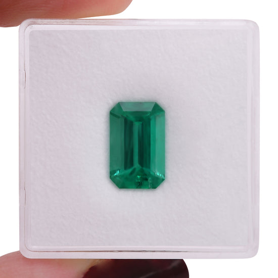 2.07 Carat Green COLOMBIAN Emerald Emerald CD and Muzo