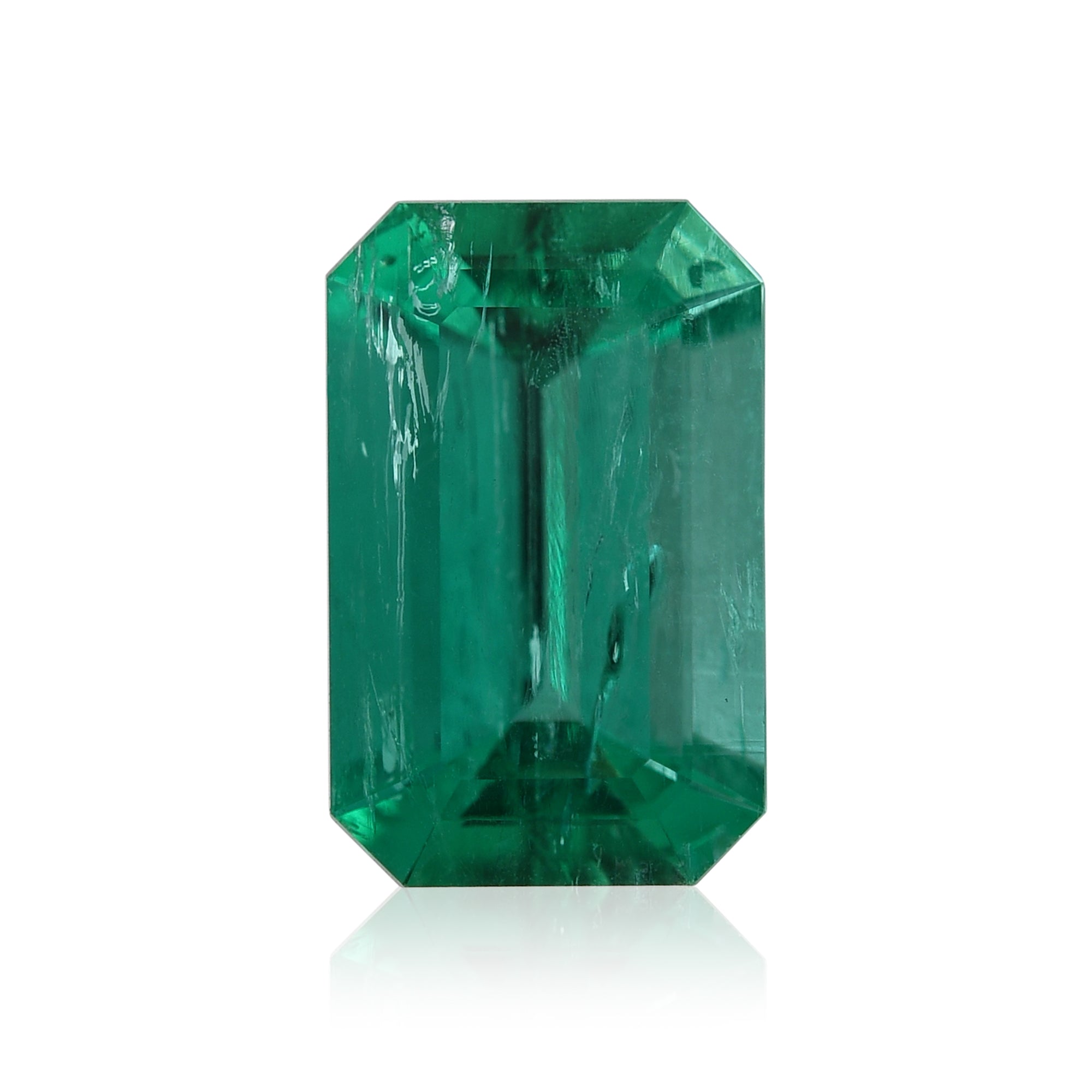 標本 French Guiana Esmeraldas coerulea 13mm 2.07 Carat Green COLOMBIAN Emerald Emerald CD and Muzo | LEIBISH