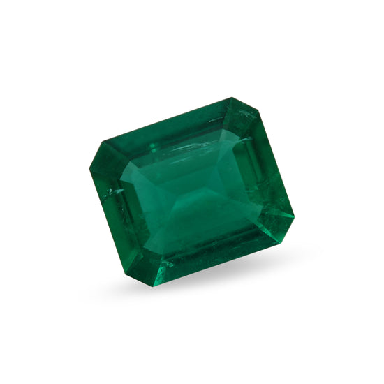 1.34 Carat Vivid  Green COLOMBIAN Emerald Emerald CD and Muzo