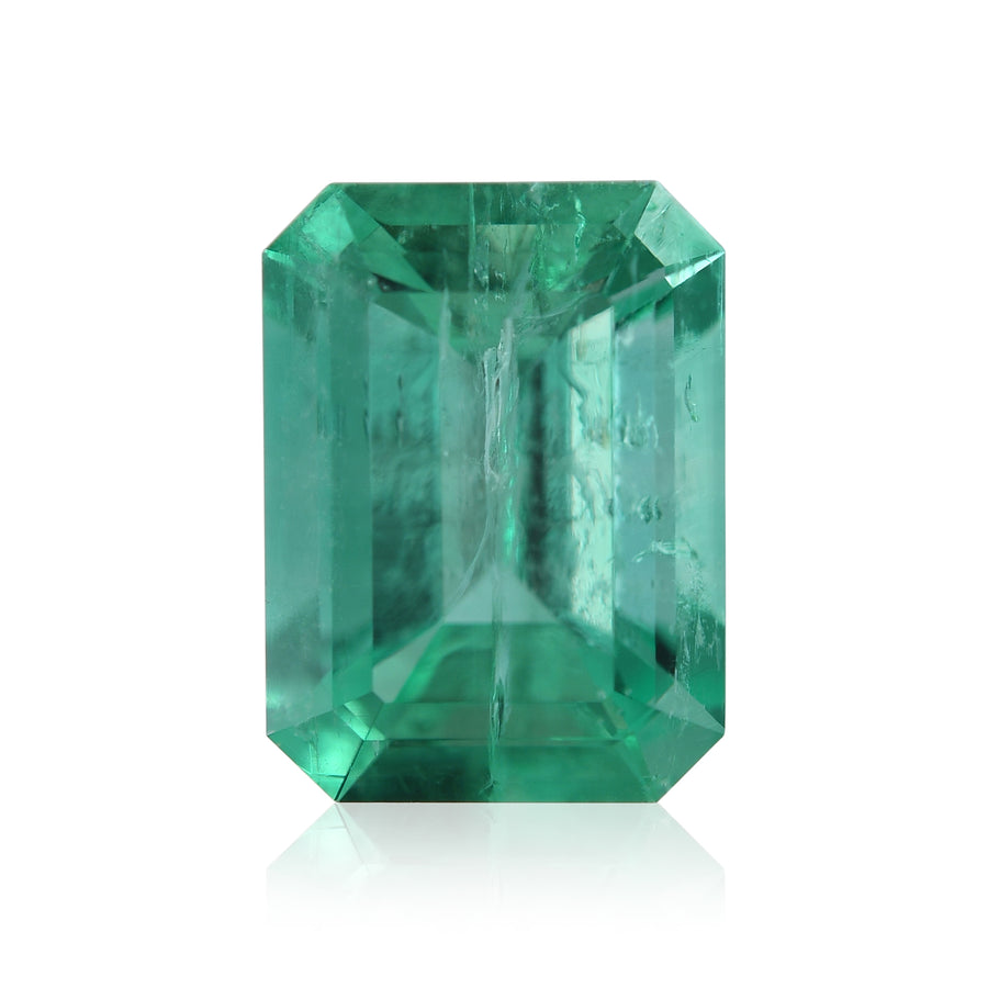 4.38 Carat Green COLOMBIAN Emerald Emerald CD and Muzo