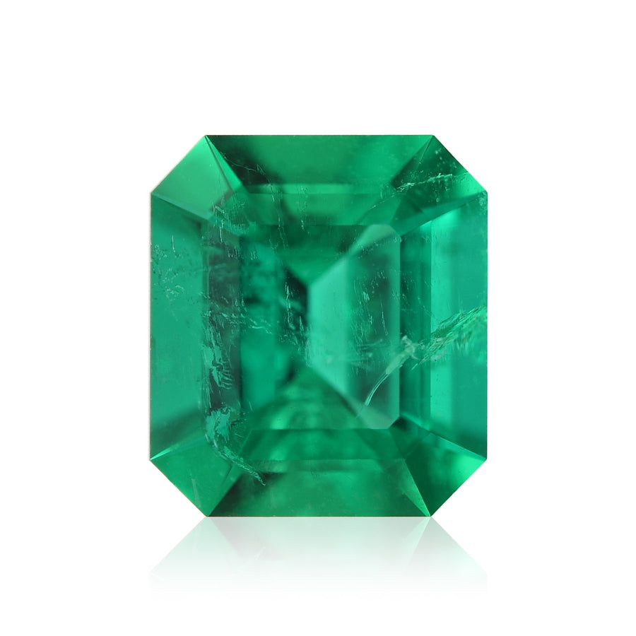 Smeraldo COLOMBIANO Verde Vivo da 1,02 Carati con CD e Muzo