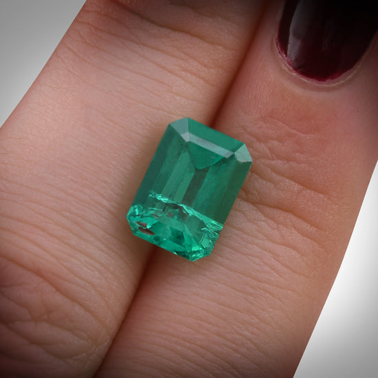 3.36 Carat Green COLOMBIAN Emerald Emerald CD and Muzo