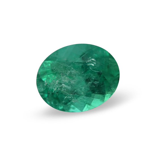 2.22 Carat Green COLOMBIAN Oval Emerald CD