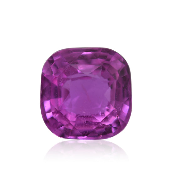 3.58 Karat rosafarbener MADAGASKAR Kissen-Saphir CD