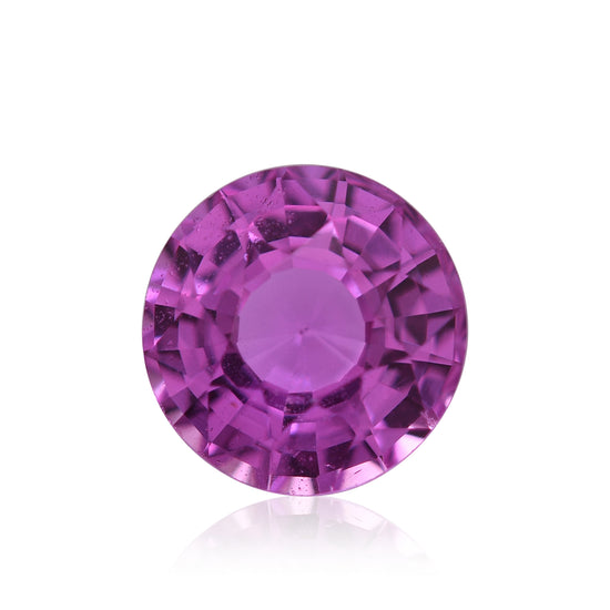 1,54 Karat Pinkfarbener Runder MADAGASKAR Saphir