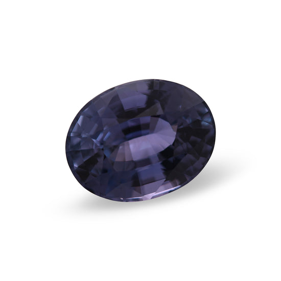 5.04 Carat violet MADAGASCAR Oval Sapphire CD