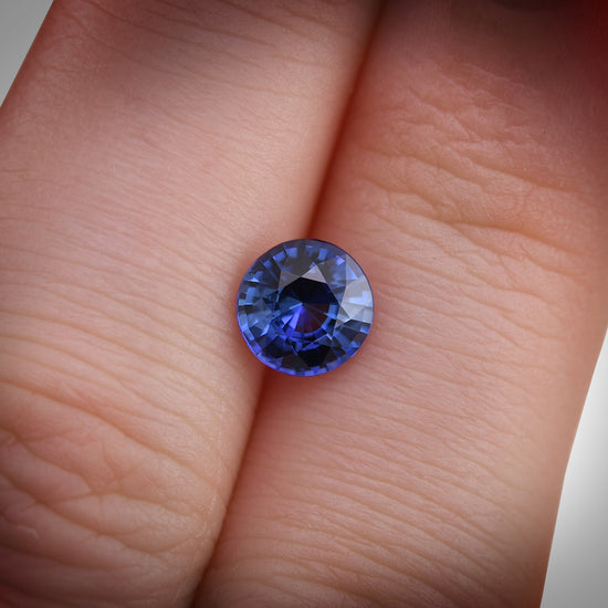 1.38 Carat Blue SRI LANKAN Round Sapphire