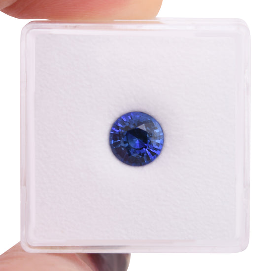 1.38 Carat Blue SRI LANKAN Round Sapphire