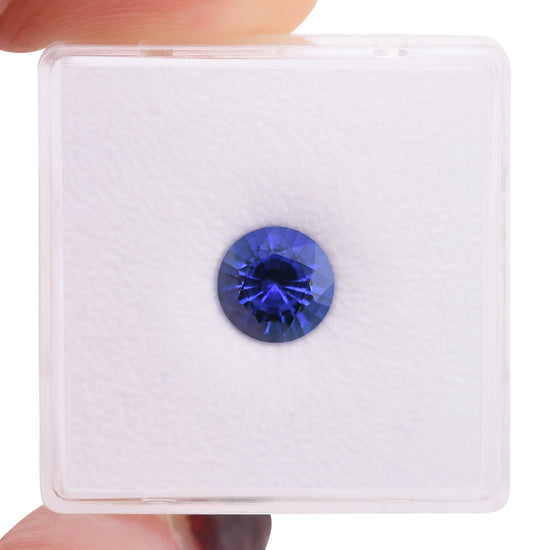 1.55 Carat Blue SRI LANKAN Round Sapphire
