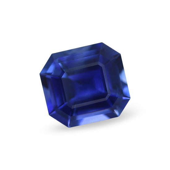 1.85 Carat Blue  Emerald Sapphire