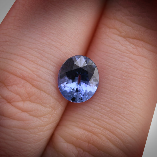 2.49 Carat Blue  Oval Sapphire