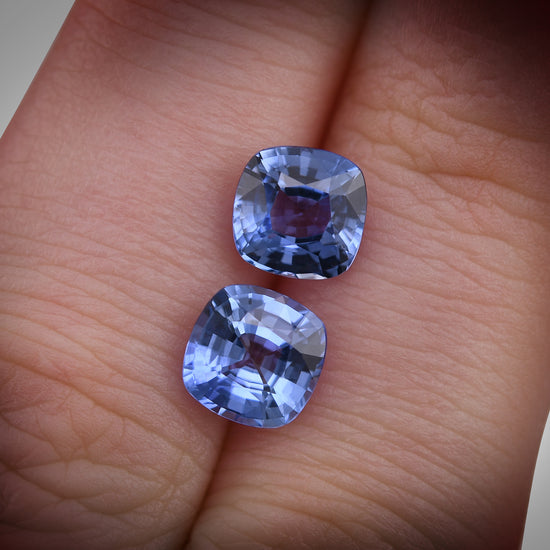 3.64 Carat Blue SRI LANKA Cushion Sapphire