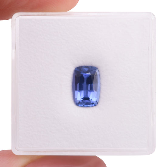 1.49 Carat Blue SRI LANKAN Cushion Sapphire