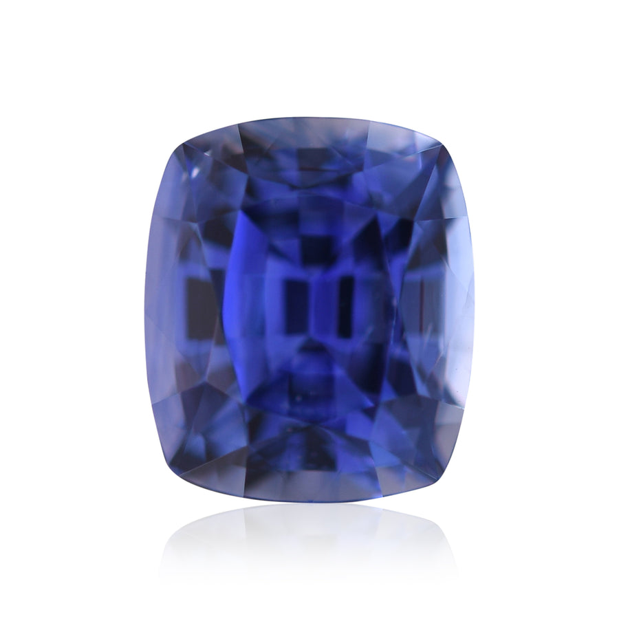 1,24 Karat blauer CEYLON-Kissensaphir