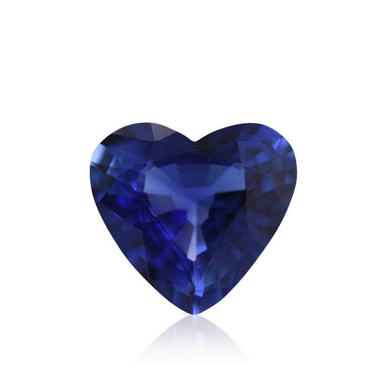 1.36 Carat Blue SRI LANKAN Heart Sapphire