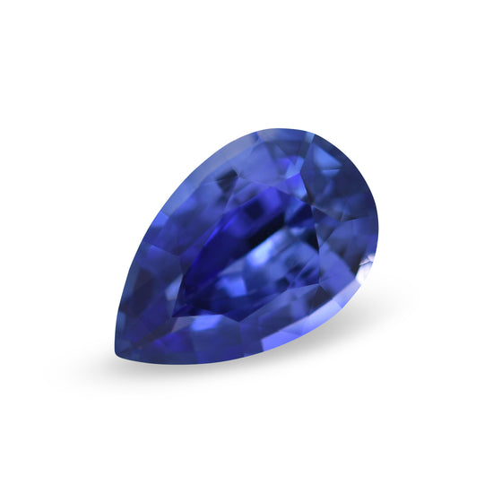 1.24 Carat Blue SRI LANKAN Pear Sapphire
