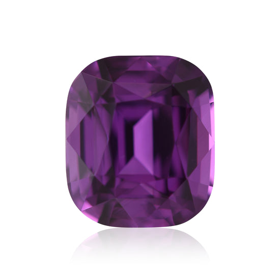 2.34 Carat Purple MADAGASCAR Cushion Sapphire