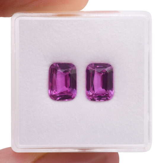 3.18 Carat Pink MADAGASCAR Cushion Sapphire