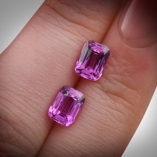 3.18 Carat Pink MADAGASCAR Cushion Sapphire