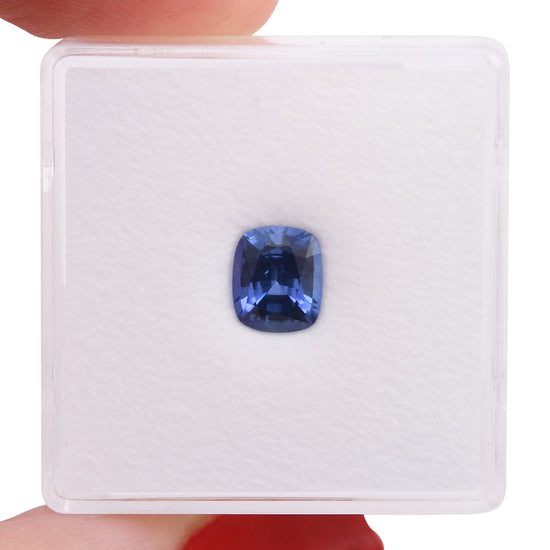 1.07 Carat Blue SRI LANKAN Cushion Sapphire