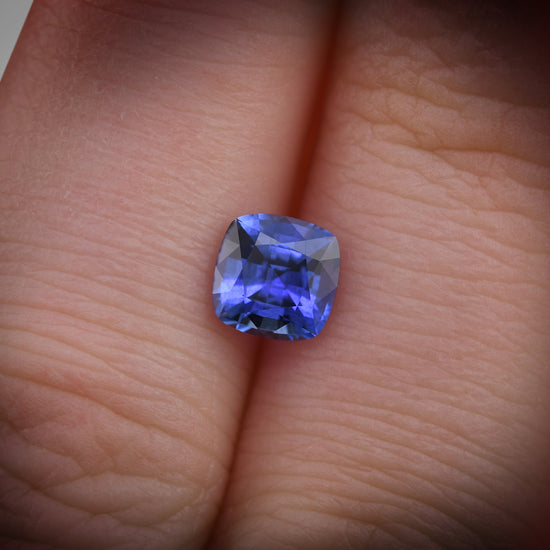 1.27 Carat Blue SRI LANKAN Cushion Sapphire