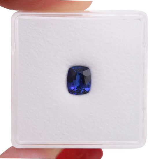 0.89 Carat Blue SRI LANKAN Cushion Sapphire