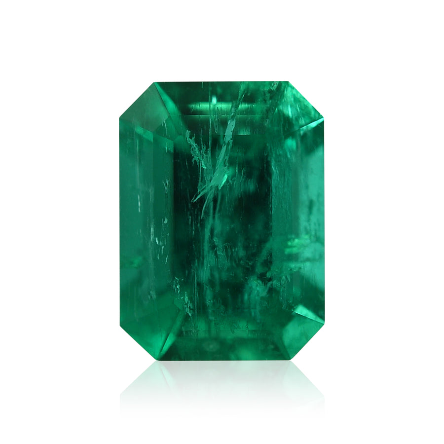 Smeraldo verde COLOMBIANO da 1,45 carati Smeraldo CD