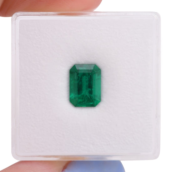 1.45 Carat Green COLOMBIAN Emerald Emerald CD