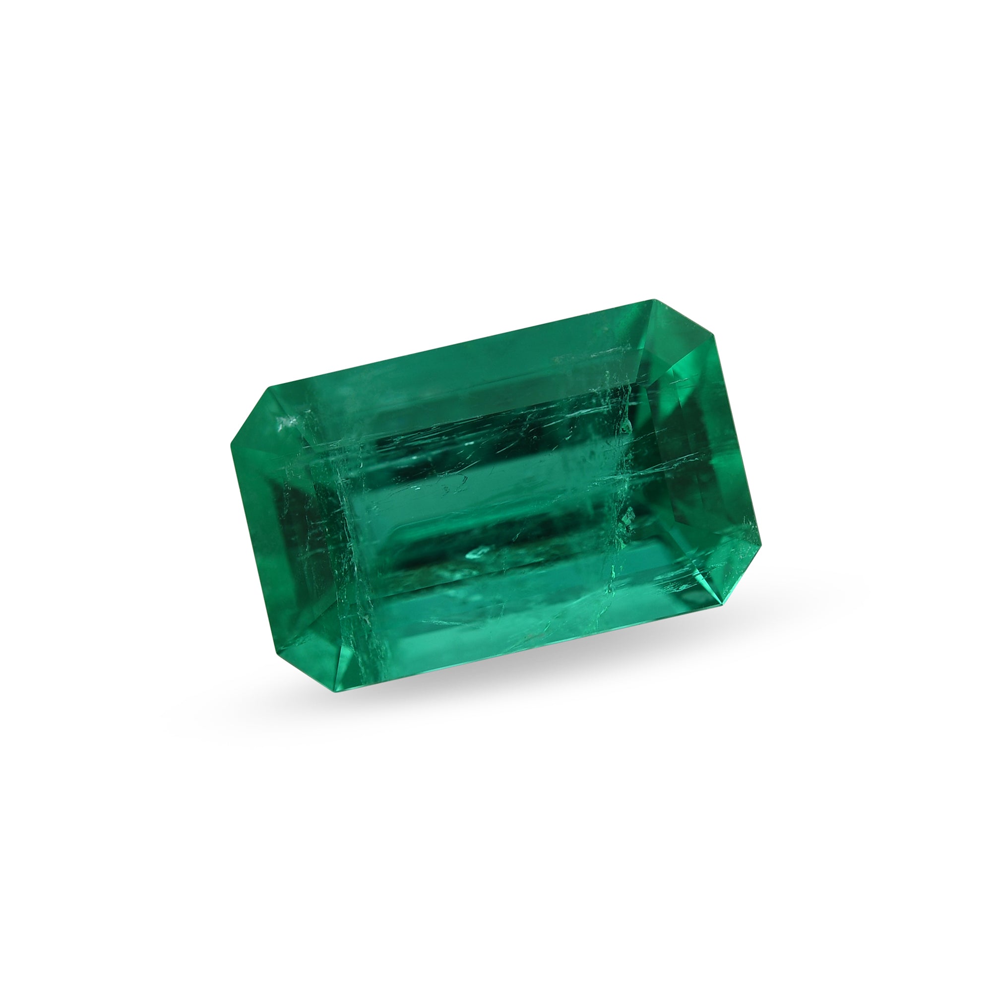 2.48 Carat Green COLOMBIAN Emerald Emerald CD and MUZO | LEIBISH