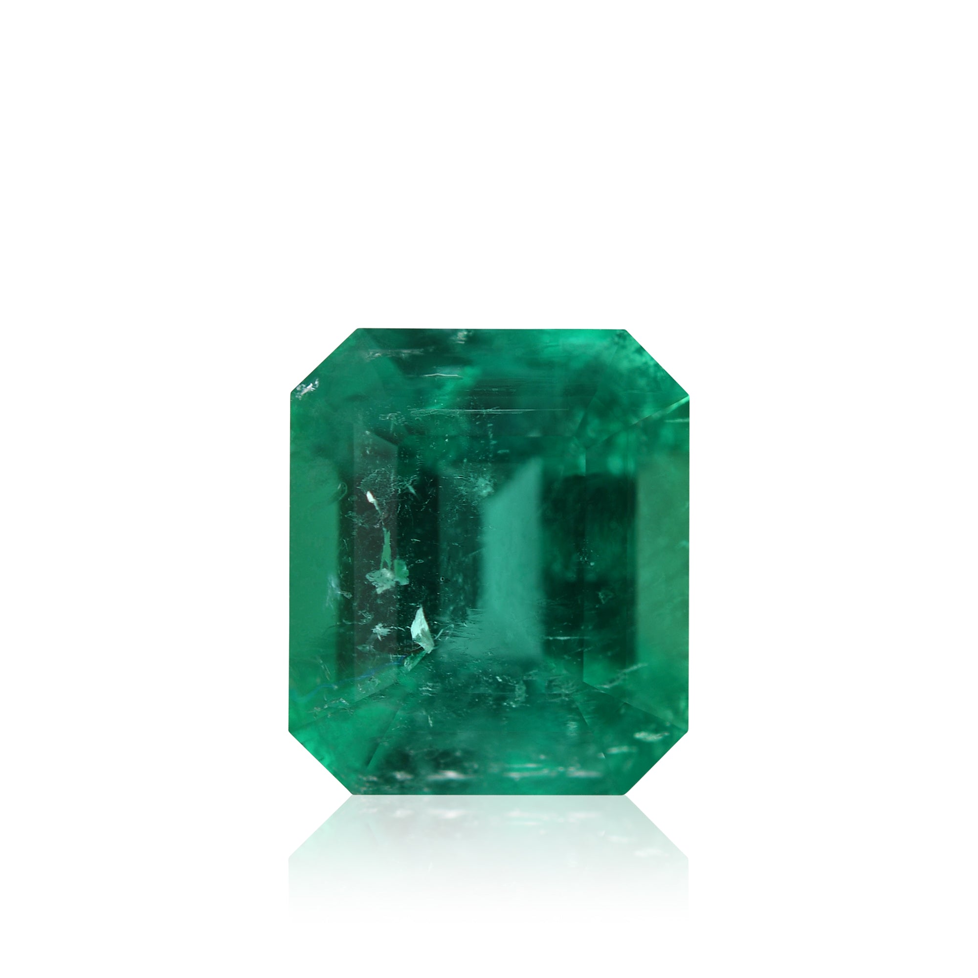 1.40 Carat Vivid Green COLOMBIAN Emerald Emerald CD and Muzo | LEIBISH