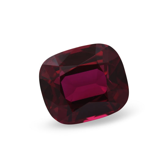 10.03 Carat Red MOZAMBIQUE Cushion Ruby Pigeon's Blood  GRS and Gubelin