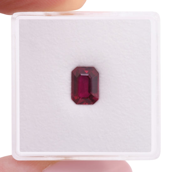 1.18 Carat Red MOZAMBIQUE Emerald Ruby CD Pigeon Red