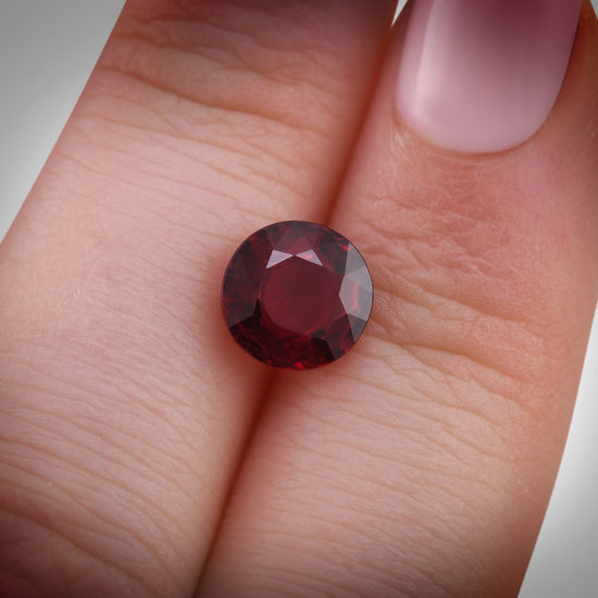 2.33 Carat Red MOZAMBIQUE Round Ruby CD