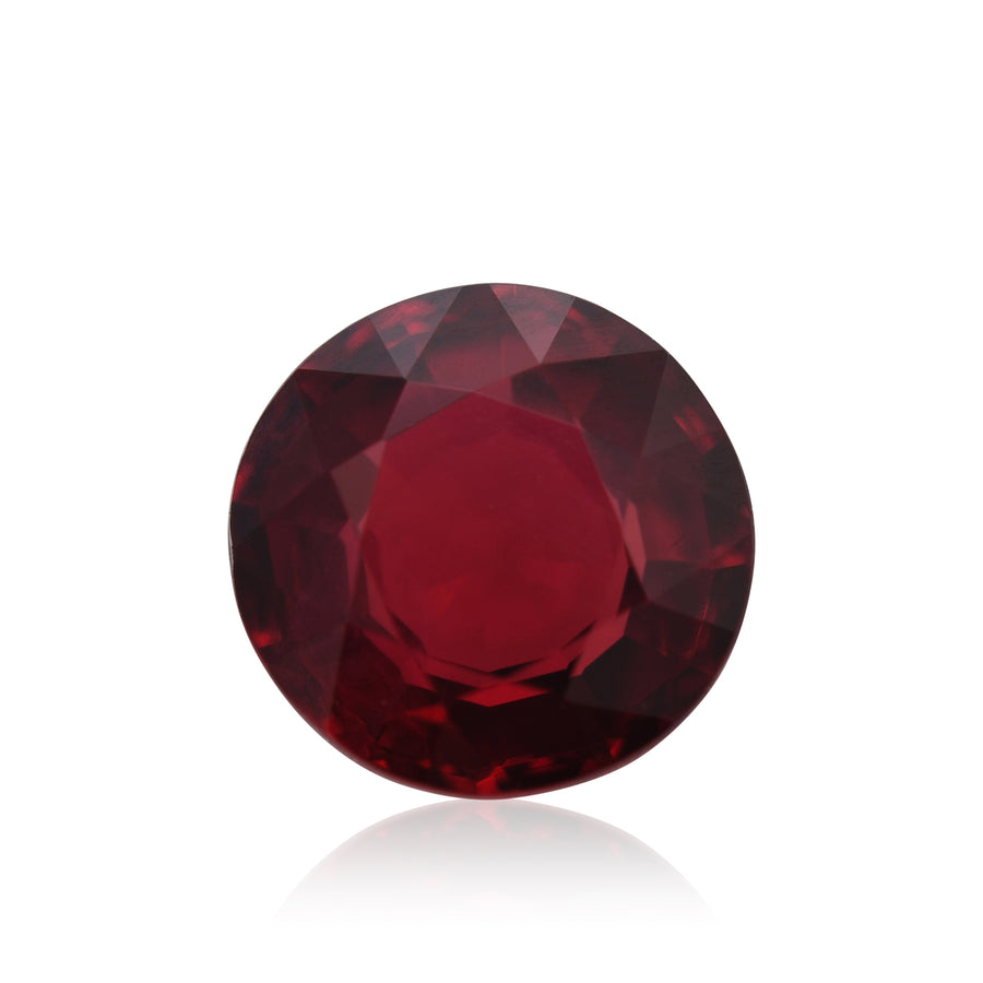 2.33 Carat Red MOZAMBICAN Round Ruby CD