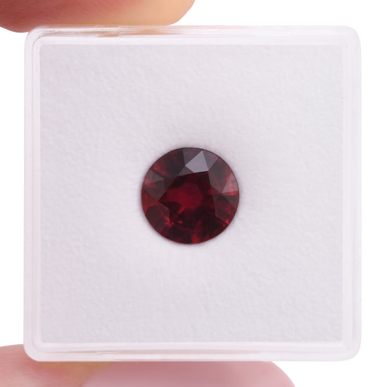 2.29 Carat Red MOZAMBIQUE Round Ruby GIA