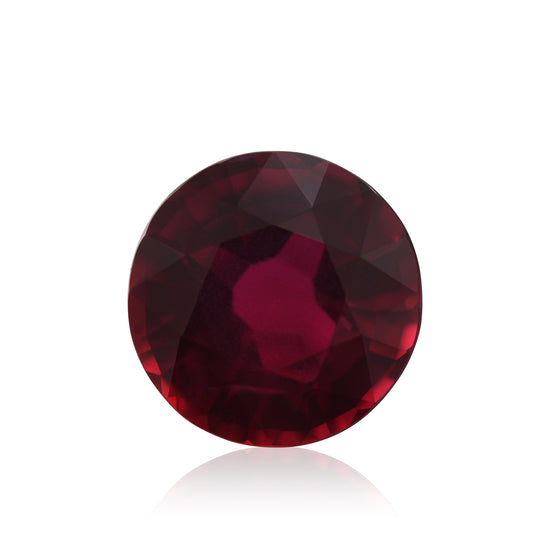 2.29 Carat Red MOZAMBIQUE Round Ruby GIA