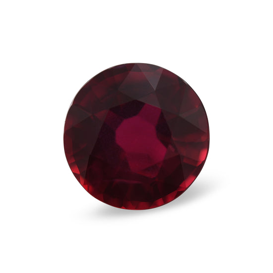 2.29 Carat Red MOZAMBIQUE Round Ruby GIA