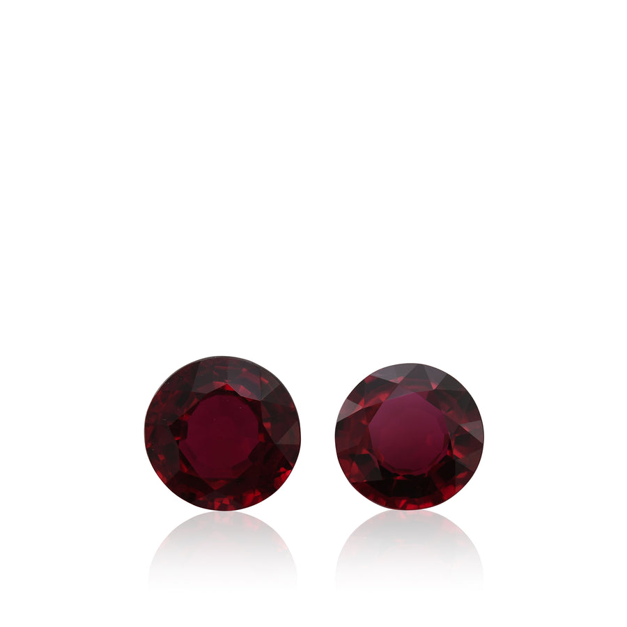 4.43 Carat Red MOZAMBICAN Round Ruby CD
