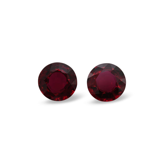 4.43 Carat Red MOZAMBIQUE Round Ruby CD