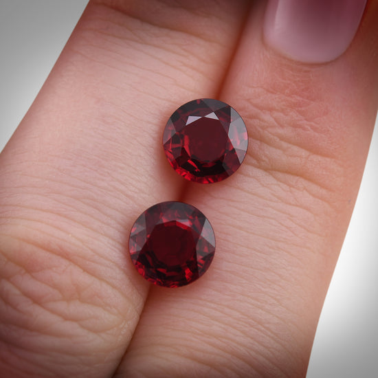 4.43 Carat Red MOZAMBIQUE Round Ruby CD