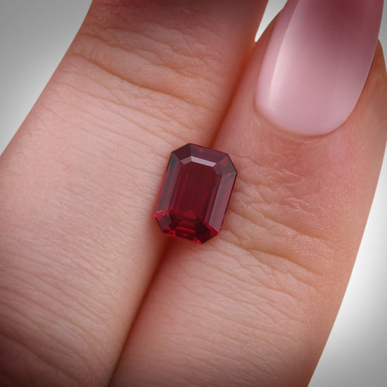 1.37 Carat Red MOZAMBIQUE Emerald Ruby CD Pigeon Blood