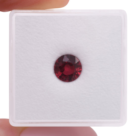 1.35 Carat Red MOZAMBIQUE Round Ruby CD